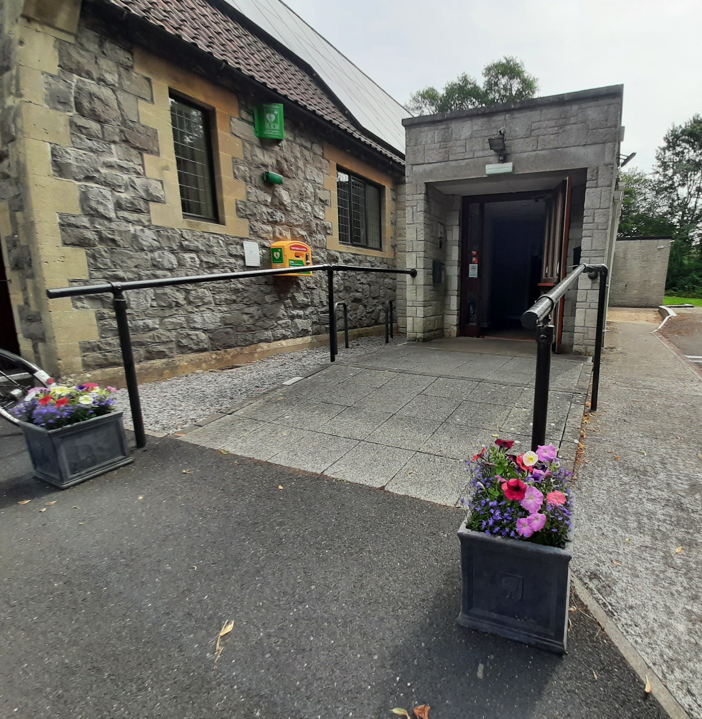 Cleeve Village Hall entrance