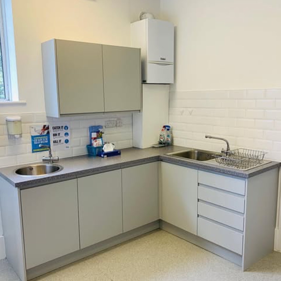 Cleeve Village Hall kitchen