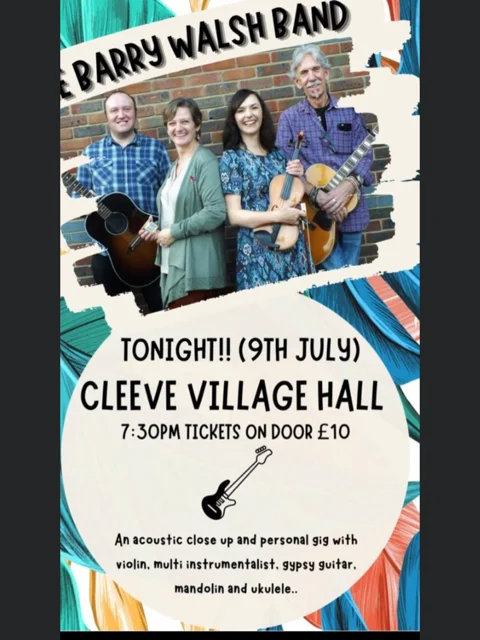 Barry Walsh Band Poster