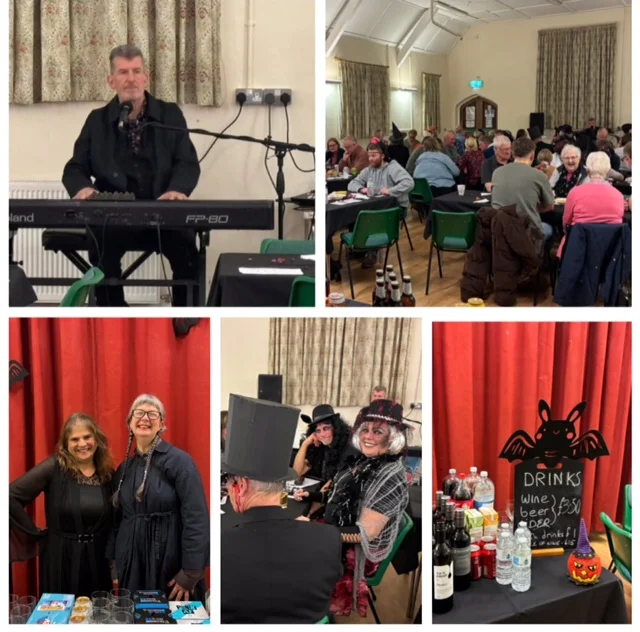 Halloween Quiz Photos with Mark Feven as The Pianoman